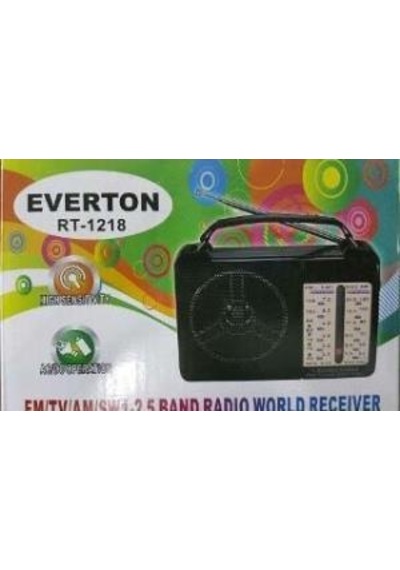 Everton Rt-1218 Analog Radyo (Ac.-Dc.) Pilli Ve Elektrikli