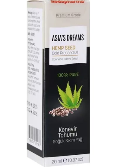 Asia's Dreams Kenevir Tohumu Soğuk Sıkım Yağ 20ml 20 ML
