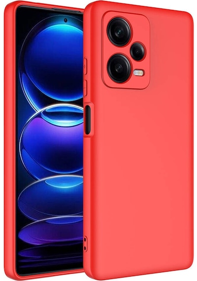 Xiaomi Redmi Note 12 Pro Plus 5g Kılıf Zore Mara Lansman Kapak Kırmızı