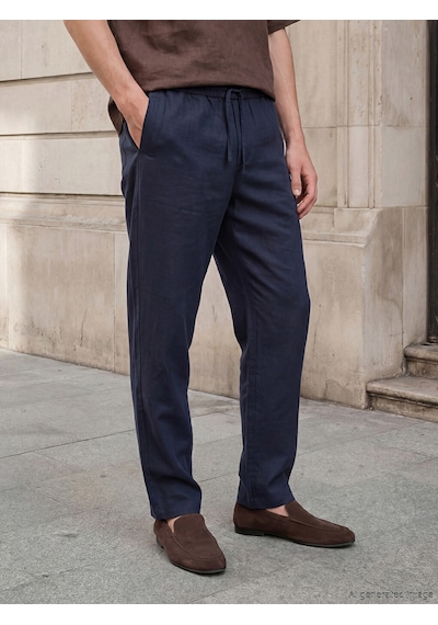 Lcw Vision Lacivert Loose Fit Dokulu Erkek Pantolon