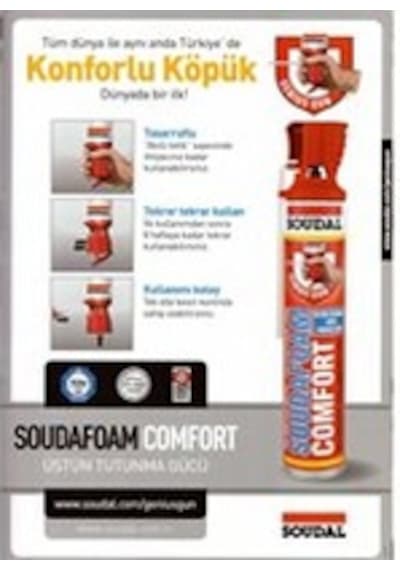 Soudal Comfort Valfli Köpük 750 ML