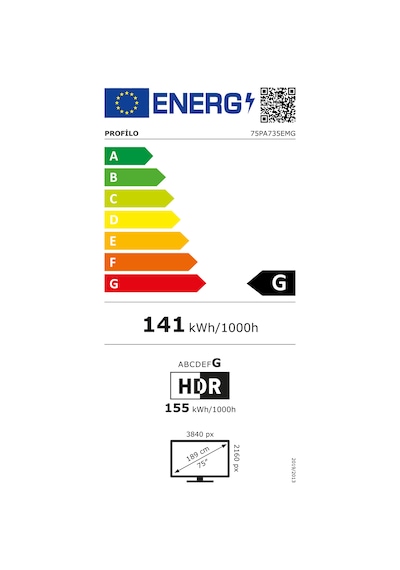 Profilo 75PA735EMG 75" Ultra HD Mini LED TV