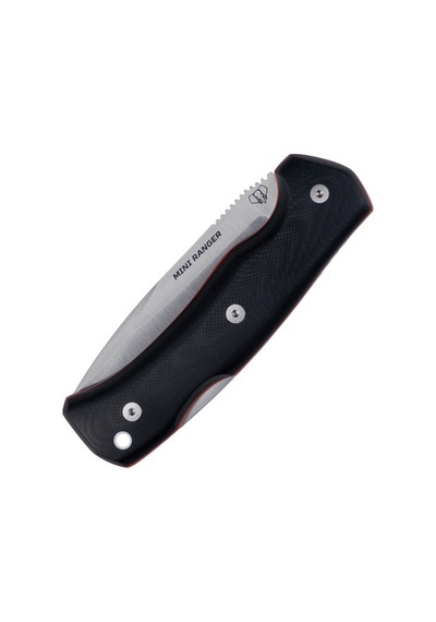 Cudeman 337-gnf Mini Ranger Black G10 Saplı Klipsli Ve Deri Kılıflı Çakı