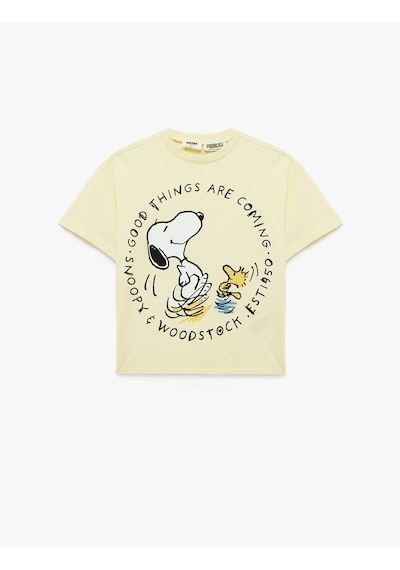 Koton 26yy59000316 Sarı Kız Çocuk T-shirt 6skg10061ak Sarı