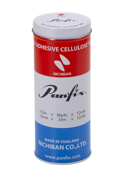 Panfix 12 Mm X 33 Metre Selofon Bant 12'li Teneke Kutu 1