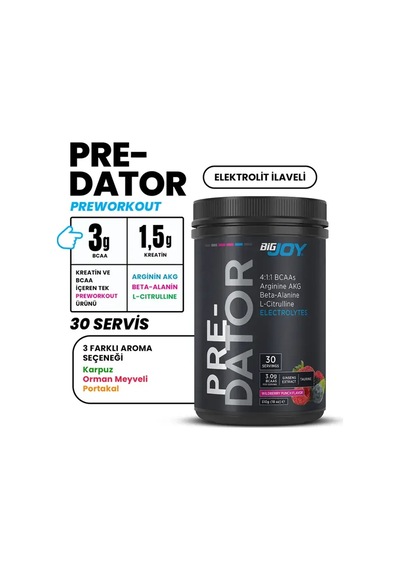 Bigjoy Sports Predator Portakal Aromalı 510 Gr