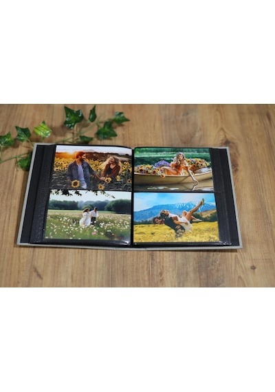 Nurcan Foto NRCN-K46200 10 x 15 CM 200'lük Koton Desenli Fotoğraf Albümü