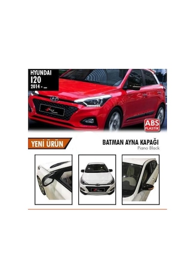 Hyundai İ20 2014 Sonrası Sinyalli Batman Yarasa Ayna Kapağı Piano