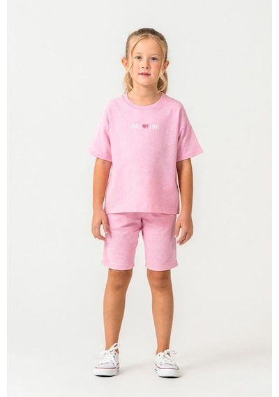 Rolypoly Kız Çocuk Pembe Bermuda Takım Rp3802-c-v3 Pembe