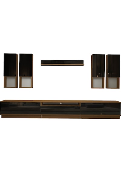 Decoraktiv Trendstyle 8das Mdf Tv Ünitesi Tv Sehpası Ceviz - Siyah