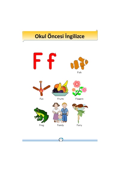 Okul Öncesi Ingilizce Eğitim Seti Pdf Kitap