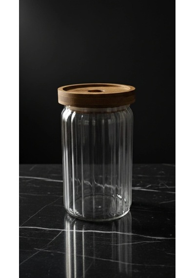 750 Ml Akasya Kapaklı Yuvarlak Cam Kavanoz Yuvarlak Baharat & Erzak Saklama Kabı Açık Kahverengi - Şeffaf 750 Ml Akasya Kapaklı Yuvarlak Cam Kavanoz Yuvarlak Baharat & Erzak Saklama Kabı Açık Kahverengi - Şeffaf
