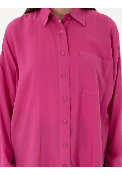 Pierre Cardin Kadın Fuşya Gömlek Desenli 50311567-vr023 Fuşya