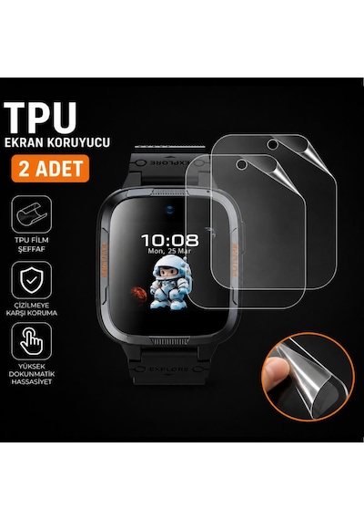 Honor Choice Kids Watch Plus İle Uyumlu Ekran Koruyucu Tpu 5504ahpq