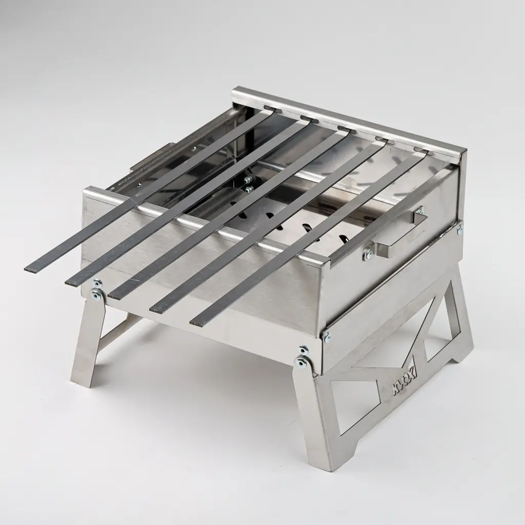 Kvox M1.3 Motosiklet Mangalı %100 Paslanmaz Çelik Inox