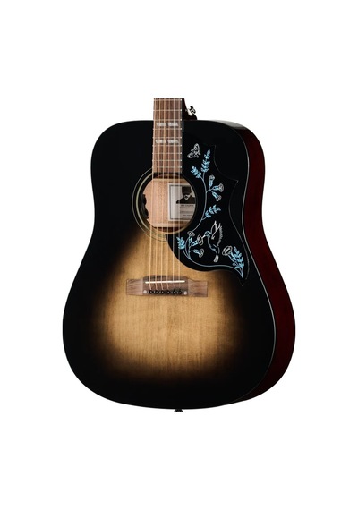 Epiphone Eric Church Hummingbird Elektro Akustik Gitar Dark Cobra Burst
