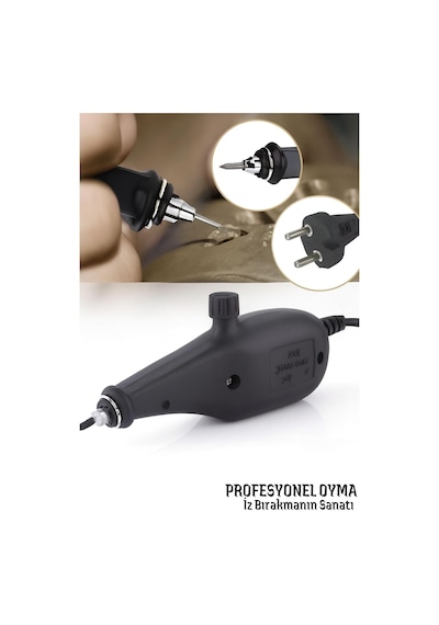 Ayrex Elektrikli Gravür Kalemi Metal, Cam, Ahşap İçin Profesyonel Oyma Aleti 722491