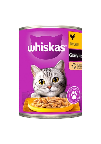 Whiskas Tavuklu Konserve Kedi Maması 400 G - 7 Adet Tarı