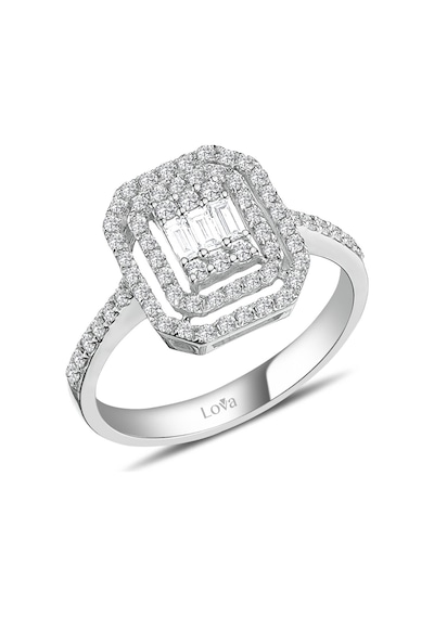 Lova 0,48 Karat Baget Pırlanta Yüzük - 1020314