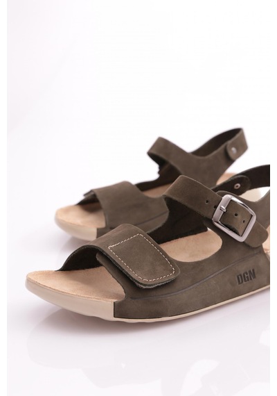 Dgn P28 Kadin Çift Bantli Sandalet P28-1512-R0651 Haki