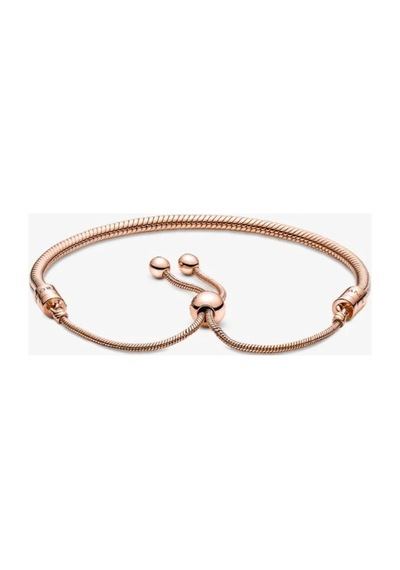 Lunarie Rose Gold Ayarlanabilir Top Bileklik Kararmaz Çelik