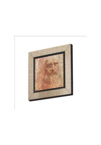 Otoportre Leonardo Da Vinci, 1512 Baskılı Mdf Magnetkrg-142
