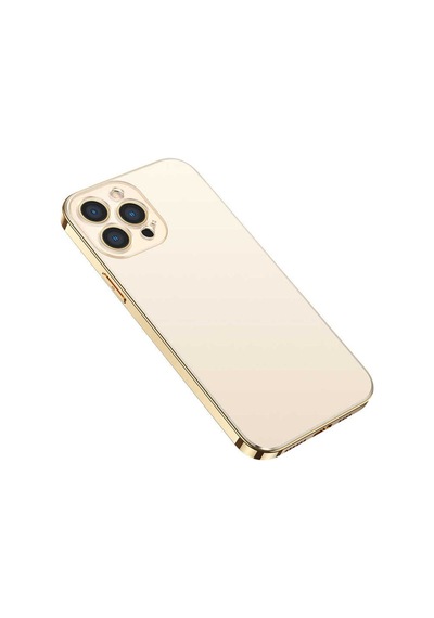 Apple Uyumlu iPhone 12 Pro Max Kılıf Zore Bobo Kapak Gold
