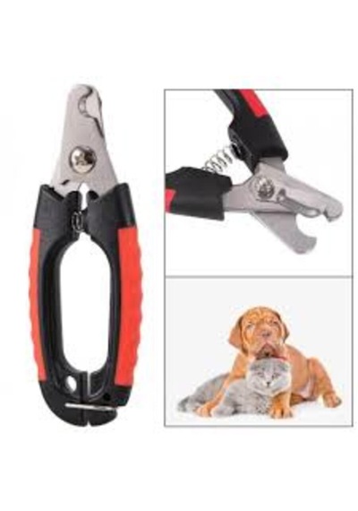 Kedi Köpek Evcil Hayvan Tırnak Makası. Paslanmaz Çelik. Ergonomik Saplı. Sarı Renk