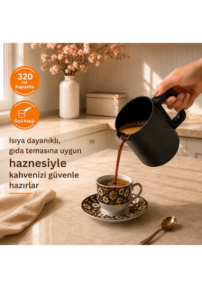 Tigrecook TG-4000B 500 W 4 Fincan Kapasiteli Türk Kahve Makinesi