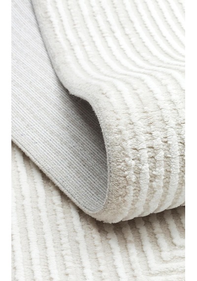 Lagos Xw Lgs 22 Cream Grey Xw Hav Toz Vermez Eskitme Desenli Halı