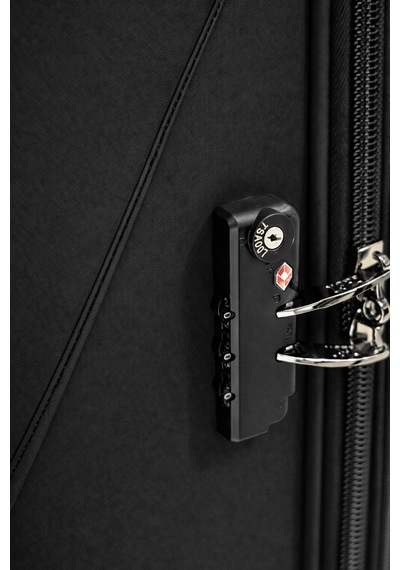 U.S. Polo Assn. 3'lü Valiz Seti 4 Teker U.s. Polo Assn. Kumaş Valiz Siyah 26050 Siyah