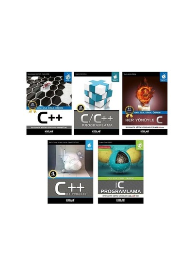 C-C Programlama Seti 2-5 Kitap Takım- Kodlab