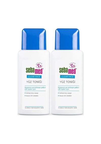 Clear Face Temizleyici Yüz Toniği 150ml 2 Li Set