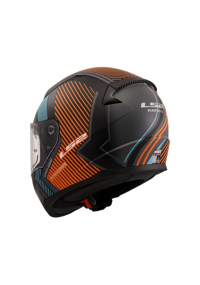 Ls2 Rapıd 2 Extra Mat Gri-neon Turuncu Kask Xxxl