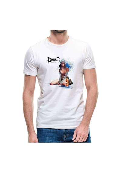 Dmc Dante Baskılı Beyaz Erkek Tshirt (534484714)