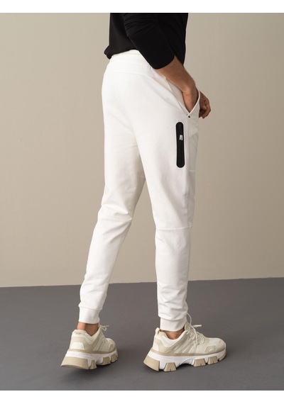 Xint Ekru Regular Fit Pamuklu Sweat Pantolon 380137 Beyaz