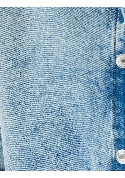 Koton Pamuklu Uzun Kollu Kapaklı Cep Detaylı Oversize Denim Ceket Açık İndigo 5sam50001ıd Açık İndigo