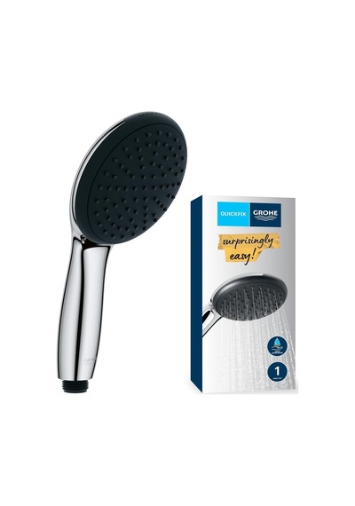 Grohe Vitalio Start 110 El Duşu, 1 Akışlı Yağmur Duşu, 110mm Yuvarlak Duş Başlığı, Kireç Önleyici Sistem, K Diğer