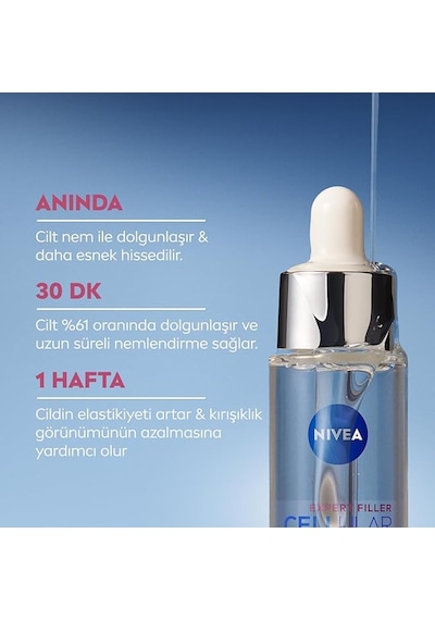 Nıvea Cellular Expert Filler Hyaluronik Asit Dolgunlaştırıcı Serum 30ml X 5 Adet