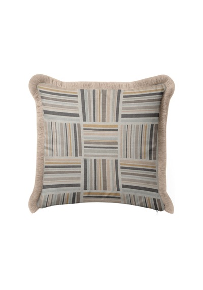Çizgili Geometrik Saçaklı Yastık Kılıfı - Patchwork Bohem Vizon Gri Krem Püsküllü Kırlent Kılıfı Sessiz Atlas Halo Çizgili Geometrik Saçaklı Yastık Kılıfı - Patchwork Bohem Vizon Gri Krem Püsküllü Kırlent Kılıfı Sessiz Atlas Halo