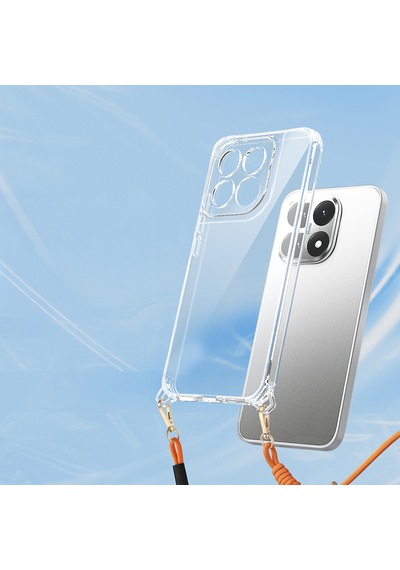 Maks Technology Mi 15t Kılıf Airbagli Takılabilir Askı Aparatlı Mkst Snap Silikon Kapak - Şeffaf Şeffaf
