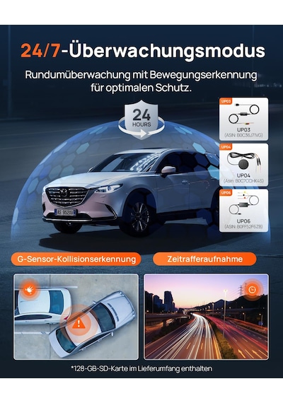 Starvıs 2 Hdr Gece Görüşüne Sahip 70mai 4k A810s Araç Ön Kamerası,128 Gb Kartlı Araba Kamerası, 7/24 Park İzleme, Aı Sensörü, Adas, Uygulama Kontrolü, Ses Kontrolü, 146 Geniş Açı, İsteğe Bağlı 4g Lte