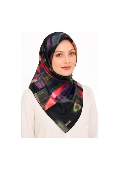 Aker Sura İpek Eşarp - 2026 İlkbahar-yaz -a9154701a Siyah