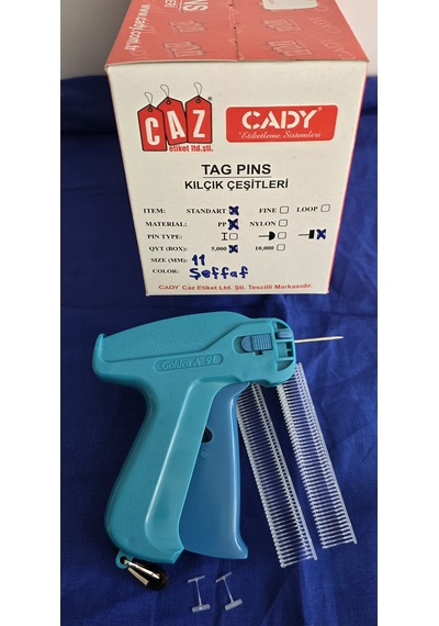 Cady 9l Tabanca+11mm Halı Kılçıklama Seti 5000 Ad