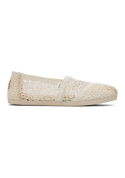 Espadril / Keten Kadın 10016241 Toms Moroccan Crochet Wm Aclass Natural Natural Ten Rengi