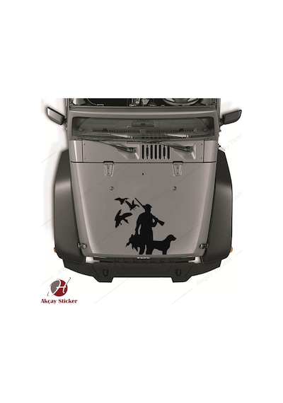 Avcı Sticker Ördek Avı Sticker Çulluk Avı Sticker Oto Sticker
