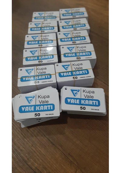 Vale Kartı 25 x 2 Sıra Numaralı 50 Adet