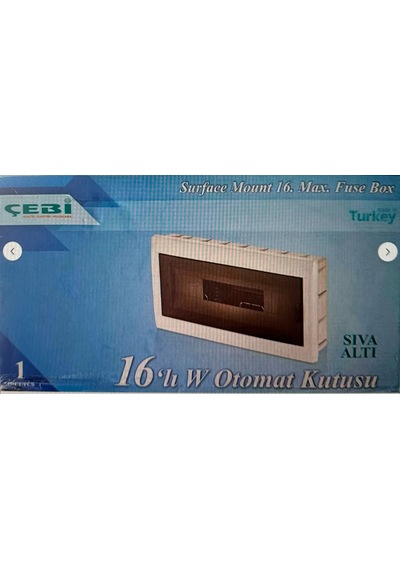 Çebi 16'lı Sıva Altı W Otomat Sigorta Kutusu