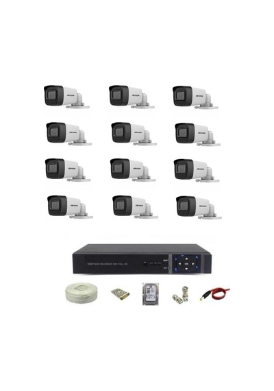 12 Kameralı Hıkvısıon Set