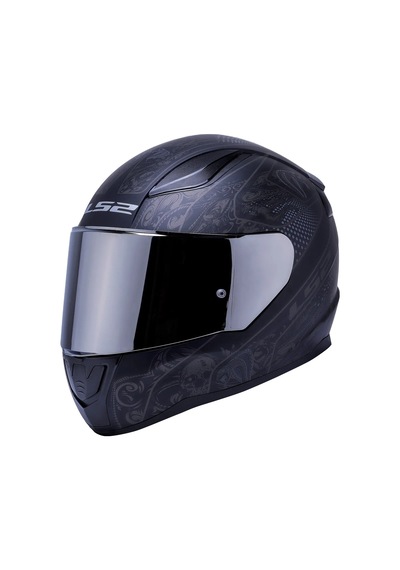 Ls2 Rapıd 2 Crypt Fullface Motosiklet Kaskı Gri Camlı Mat Siyah